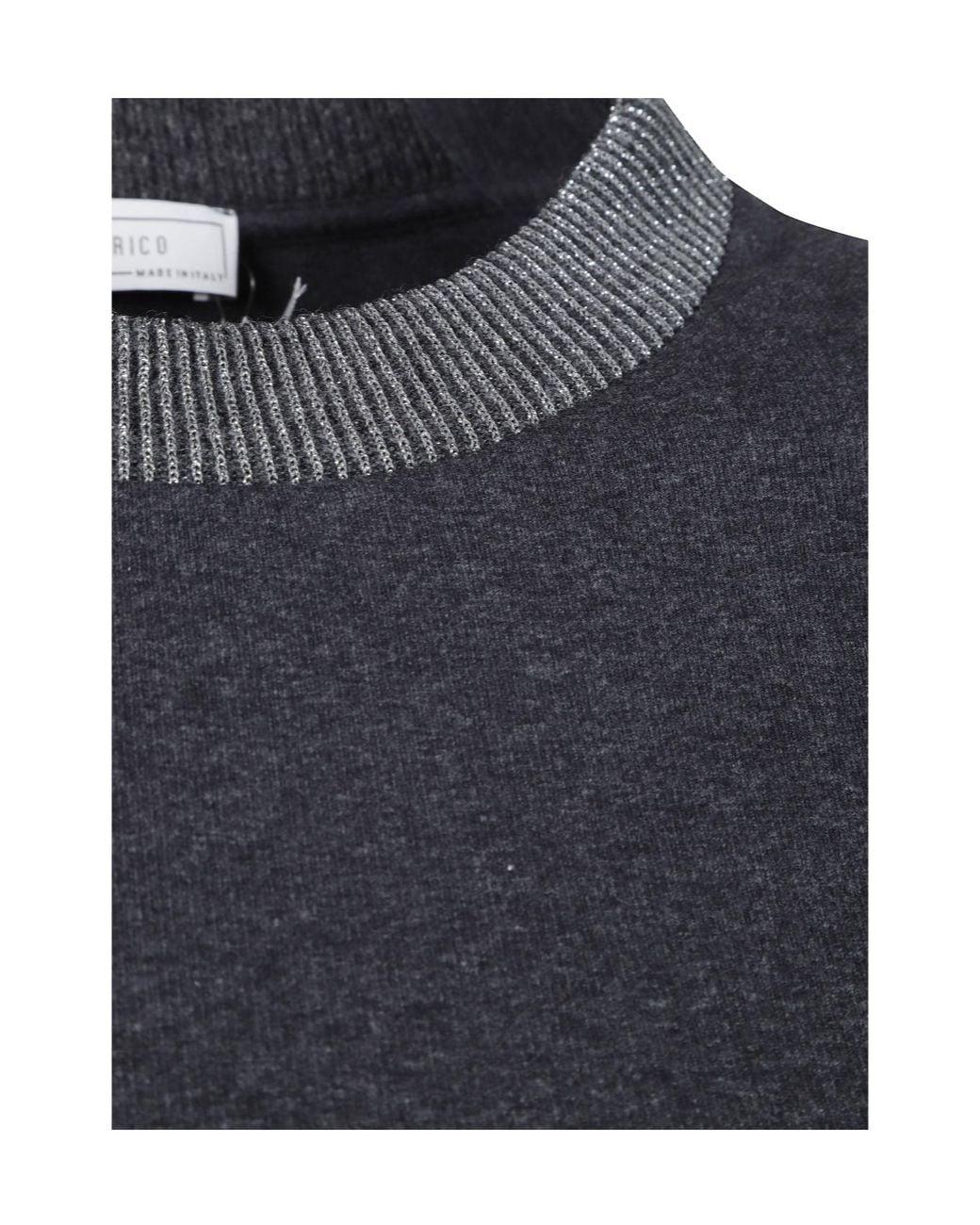 Peserico Blue Long-Sleeved Crewneck Jumper