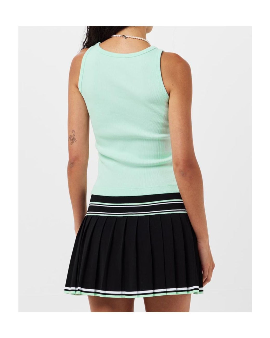 Casablanca Green Logo Patch Vest