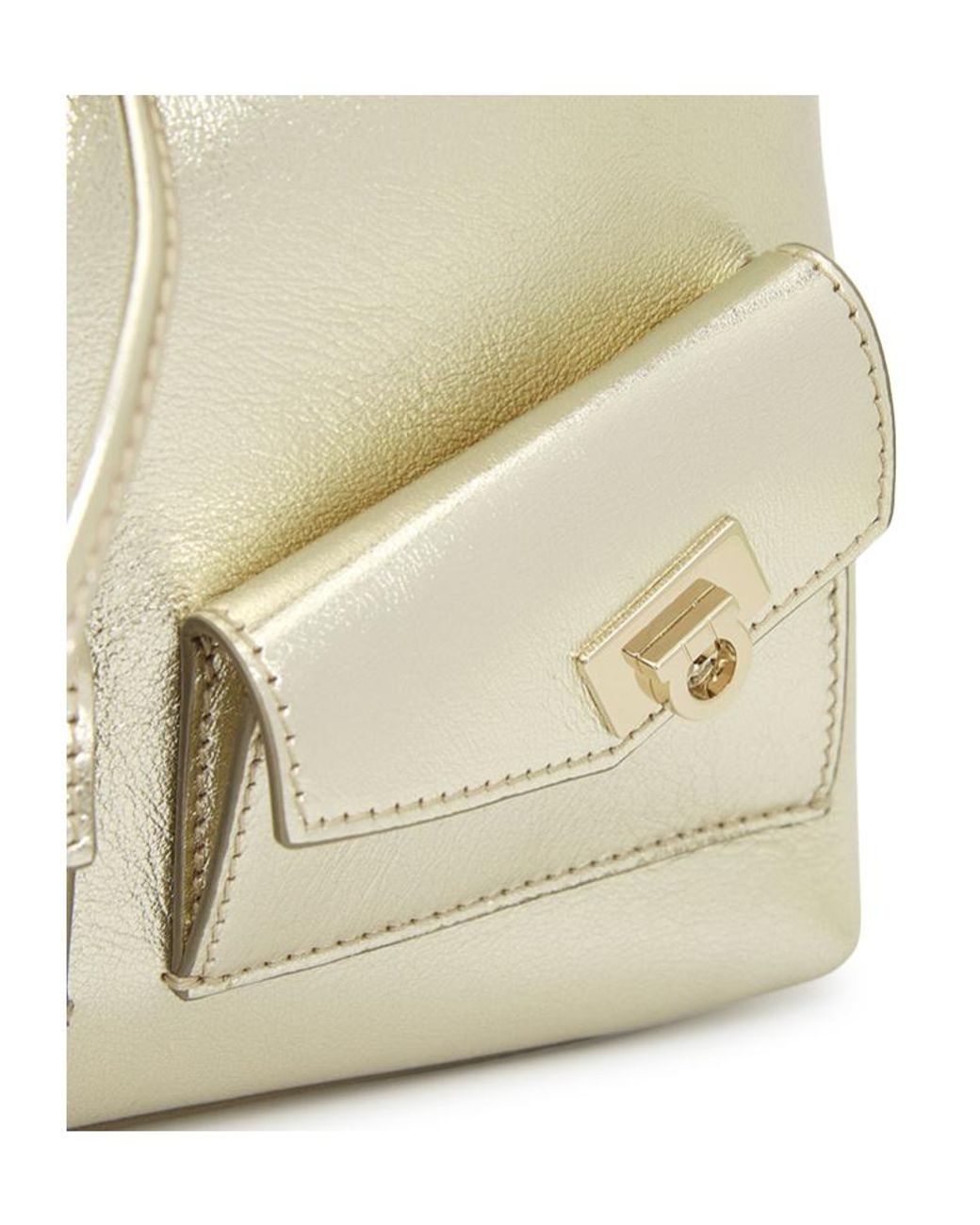 Ferragamo White Mini Backpack