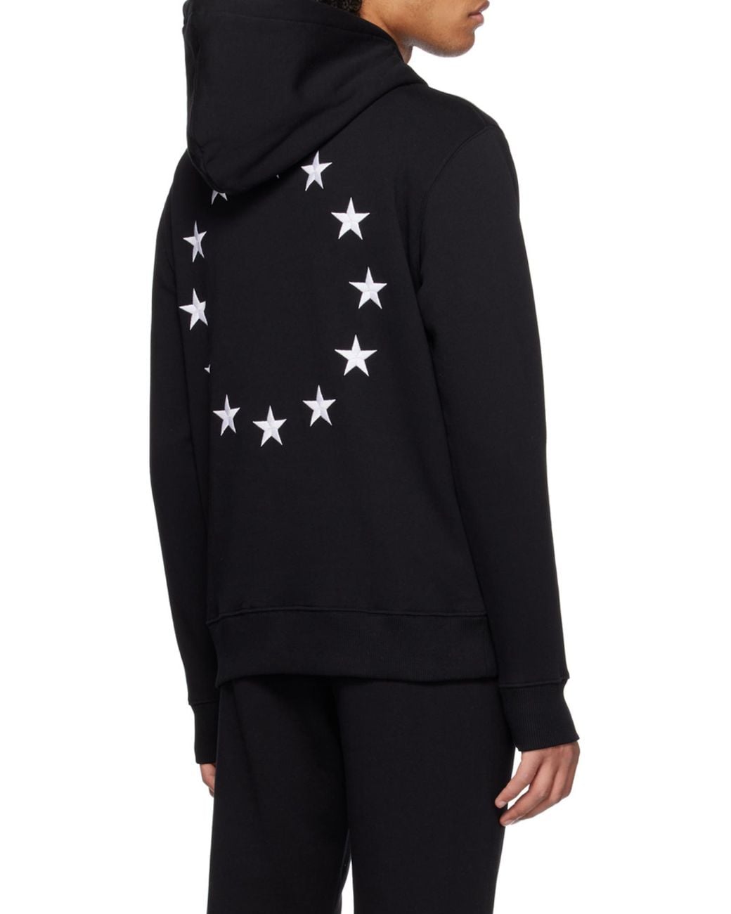 Etudes Studio Blue Études Studio Logo Embroidered Drawstring Hoodie for men