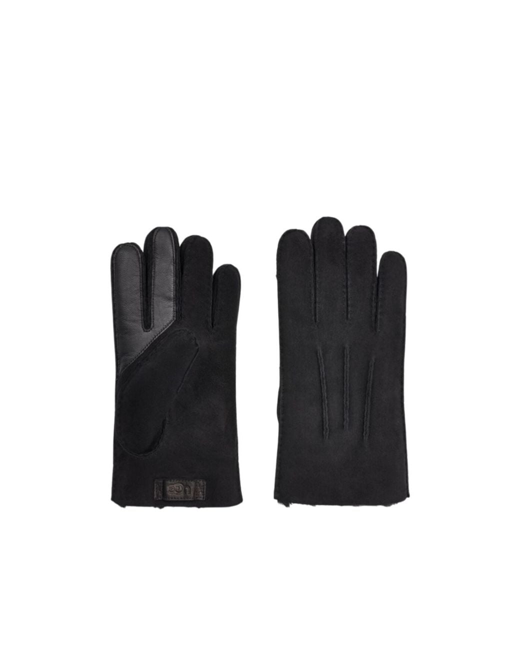 Ugg Black Contrast Tech Gloves for men