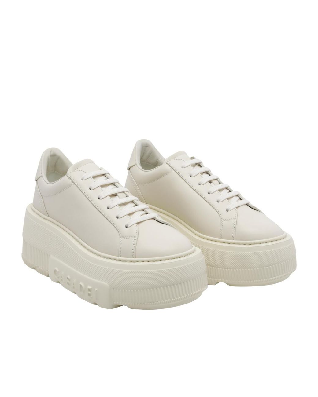 Casadei Natural Nexus Maxi Platform Sneakers