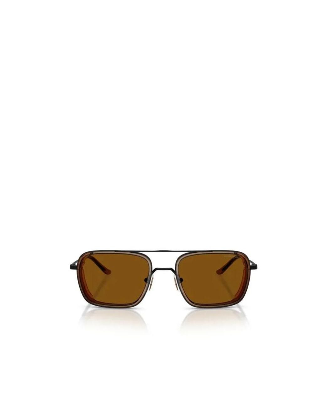Emporio Armani Multicolor Square Frame Sunglasses for men