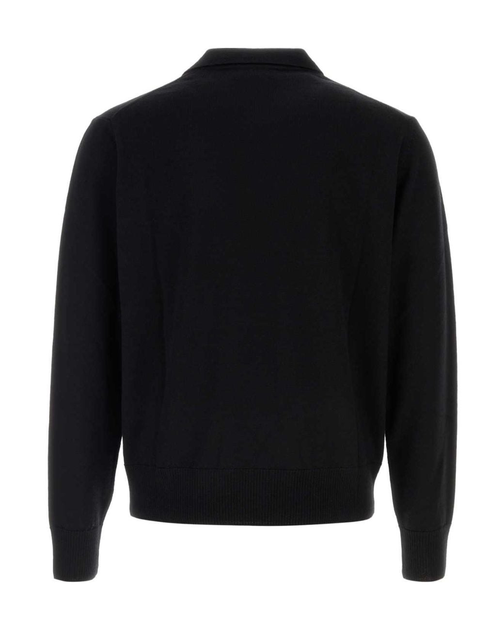 Vivienne Westwood Black Mark Long-Sleeve Polo Shirt for men