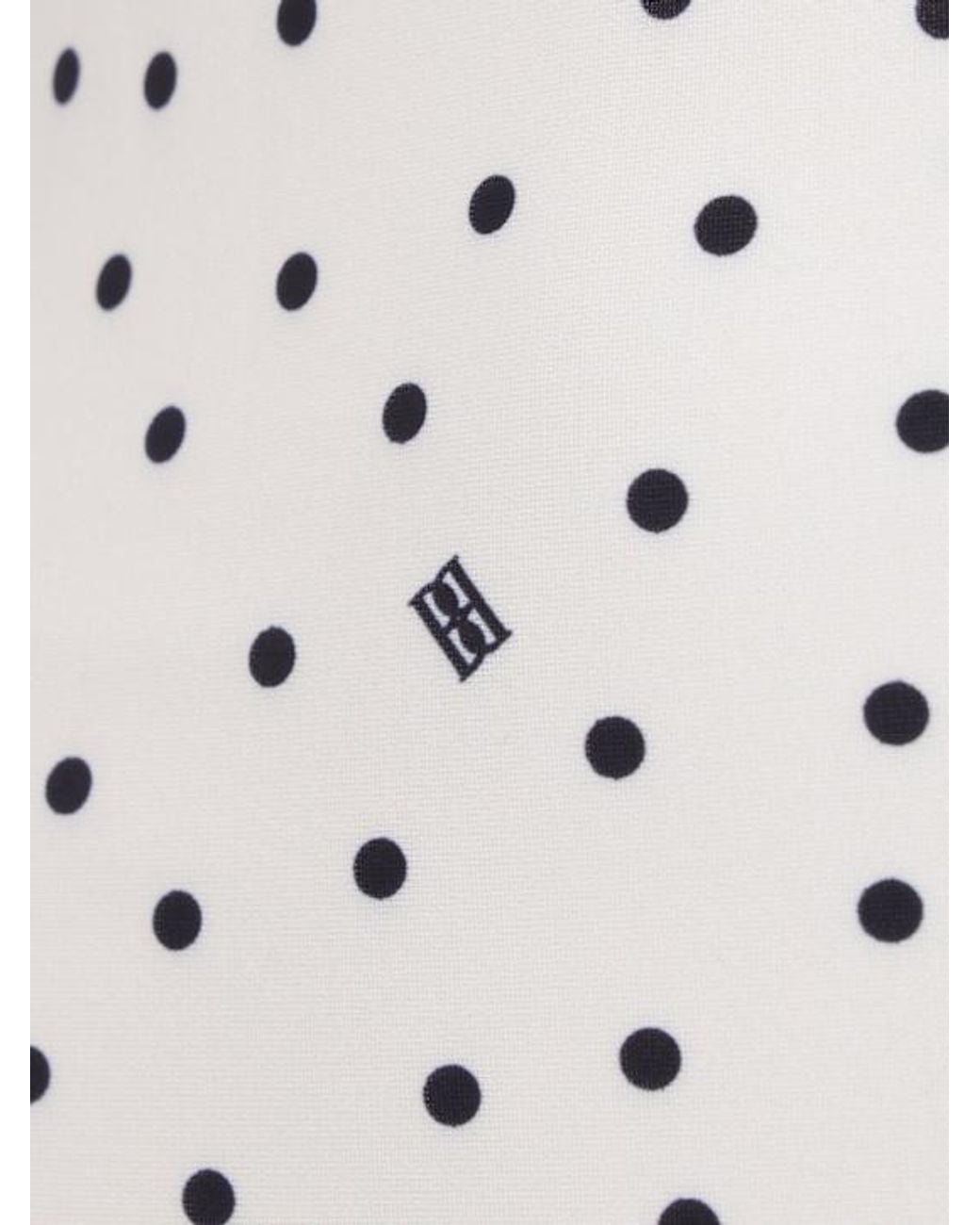 By Malene Birger White Astrid Polka Dot One-Piece Swimsuit