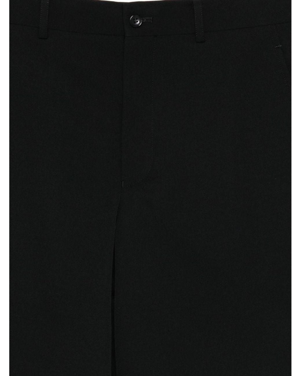 Comme des Garçons Black Belt Loop Shorts for men