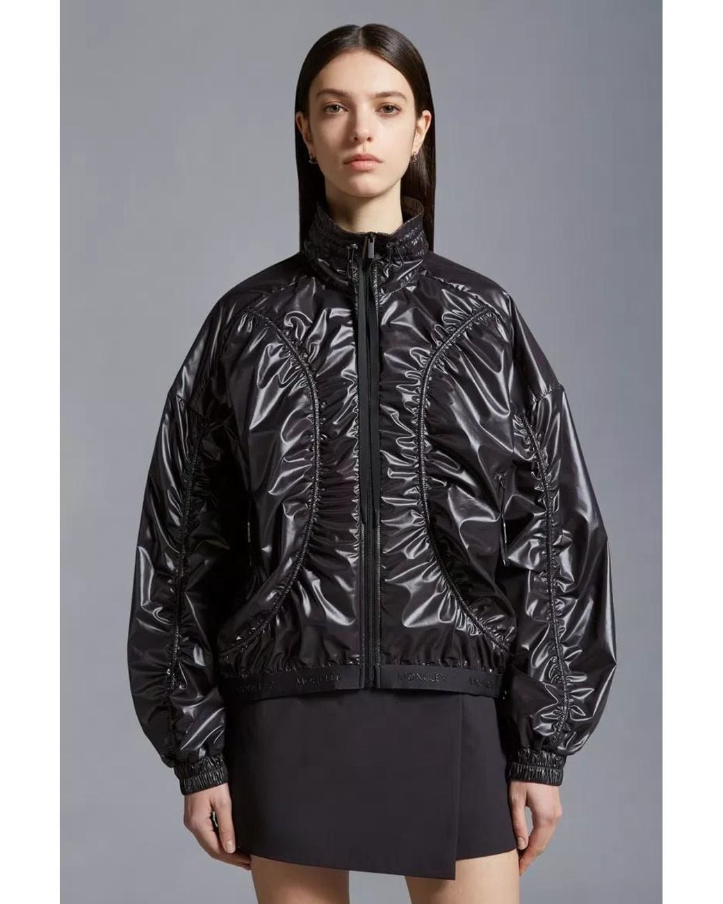 Moncler Black Doride Zip-Up Jacket