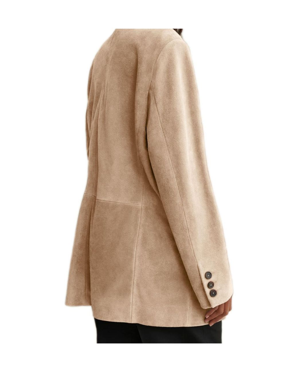 Arma Natural Benny Textured Suede Jacket