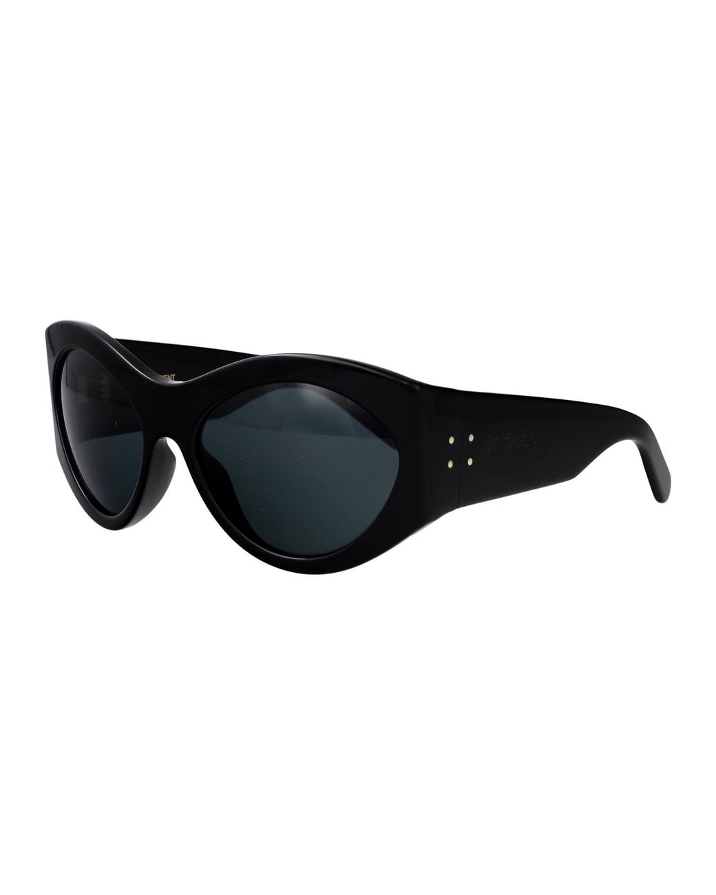 Saint Laurent Black Eyewear Cat-Eye Frame Sunglasses