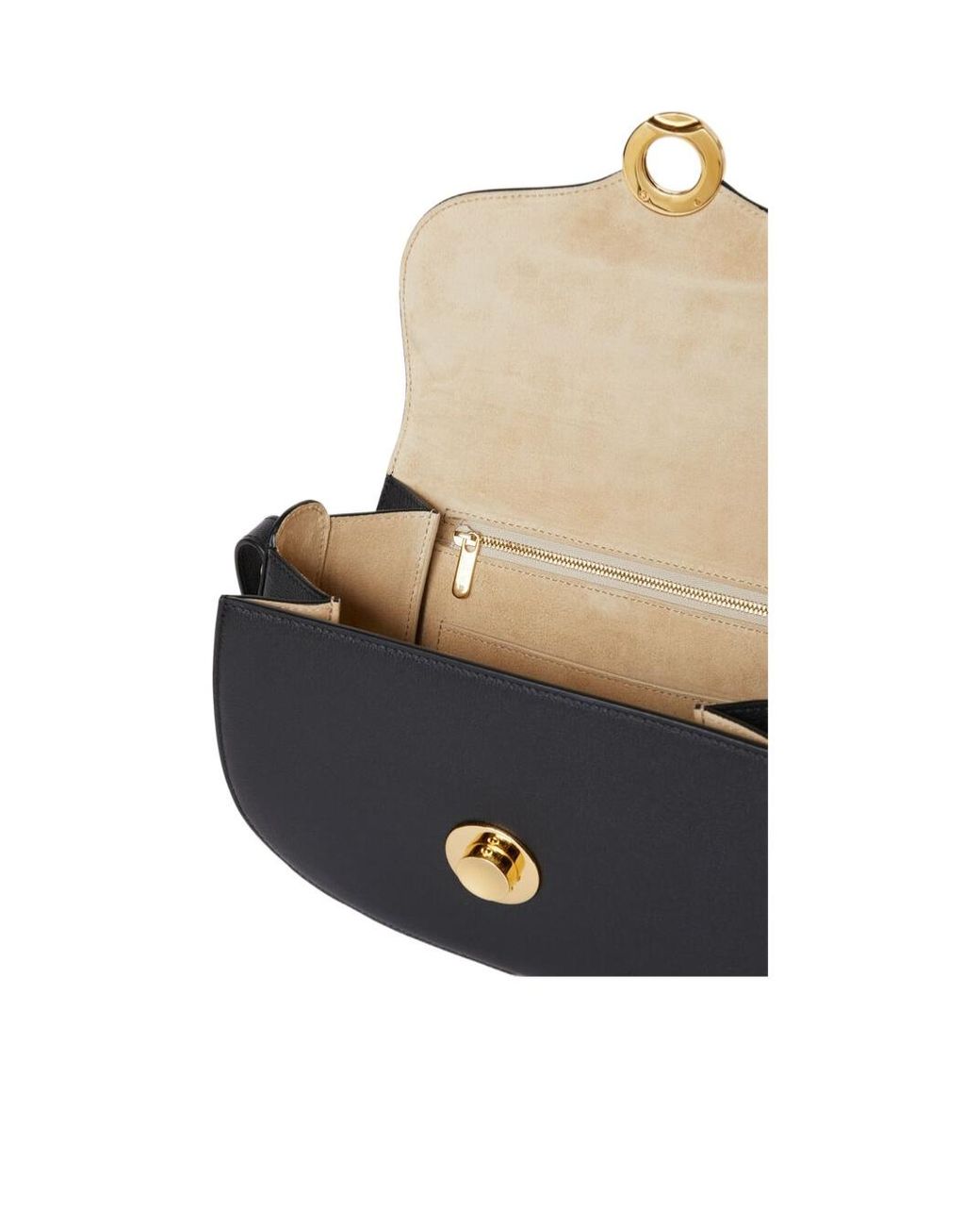Loro Piana Black Ghiera Logo Shoulder Bag