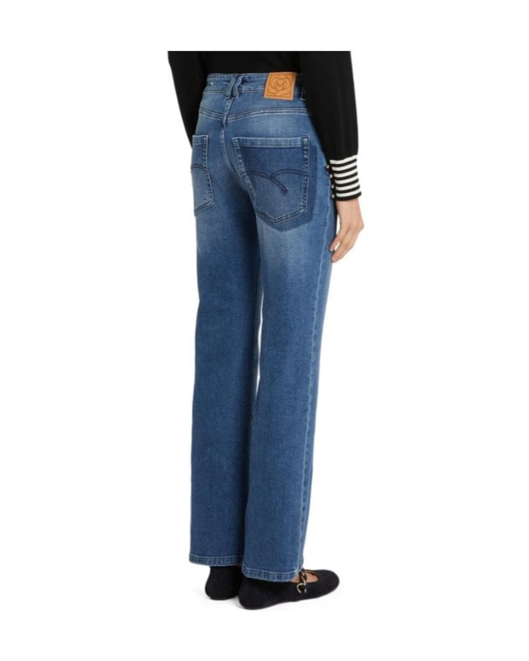 Marella Blue Belt Loop Jeans