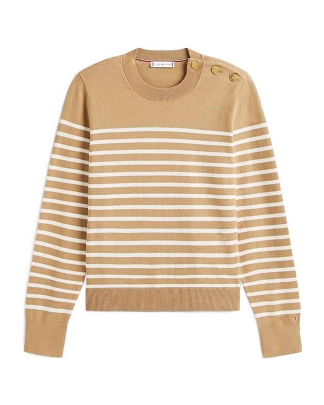 Tommy Hilfiger Natural Long-Sleeved Knitwear