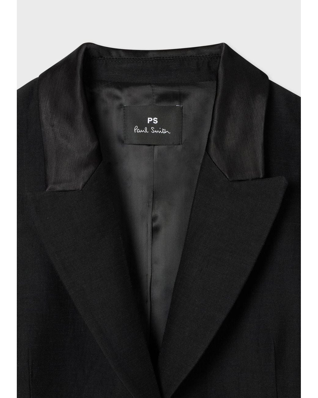 Paul Smith Black Ps Closed Lapels Vest