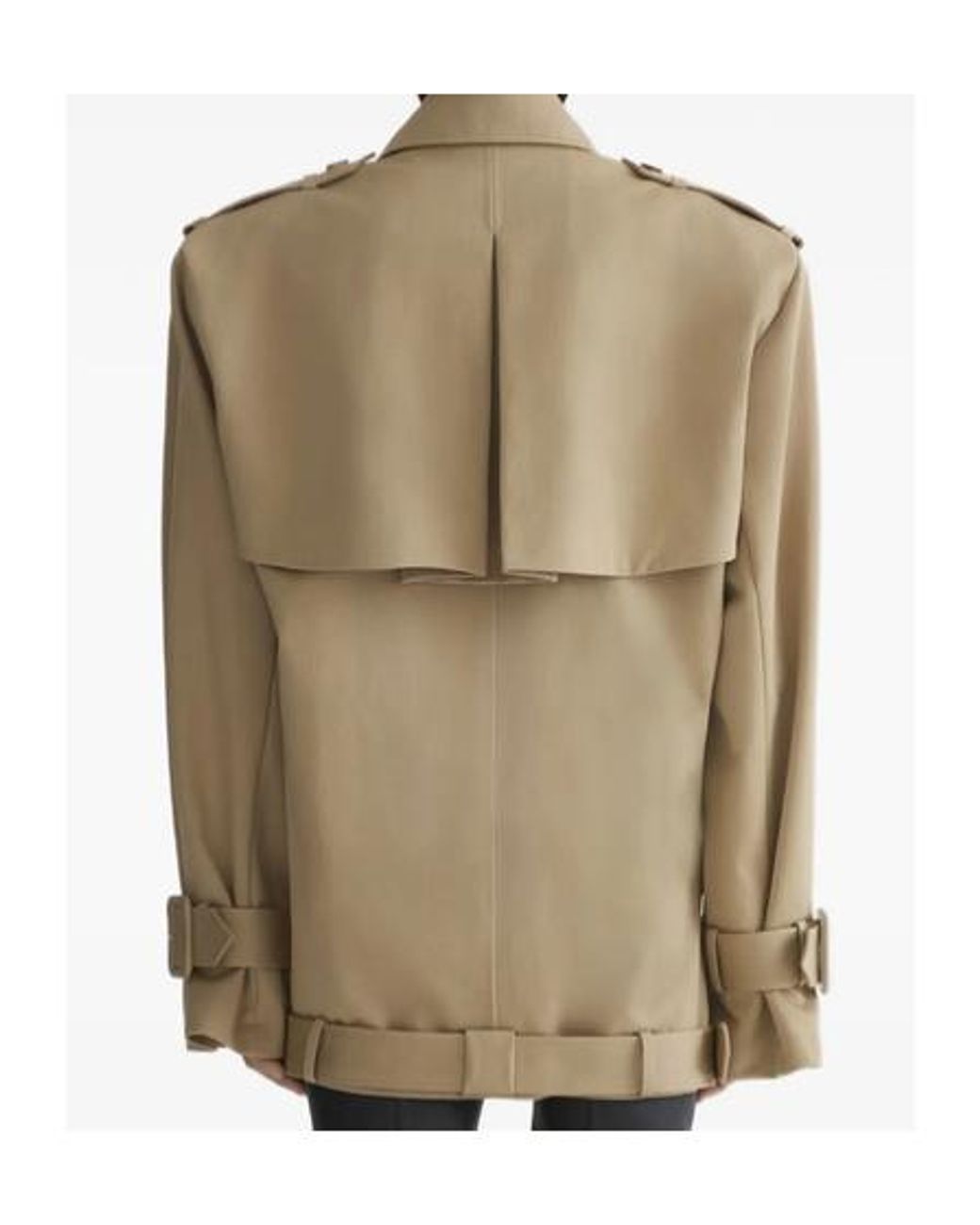 Mugler Green Long-Sleeved Casual Jacket