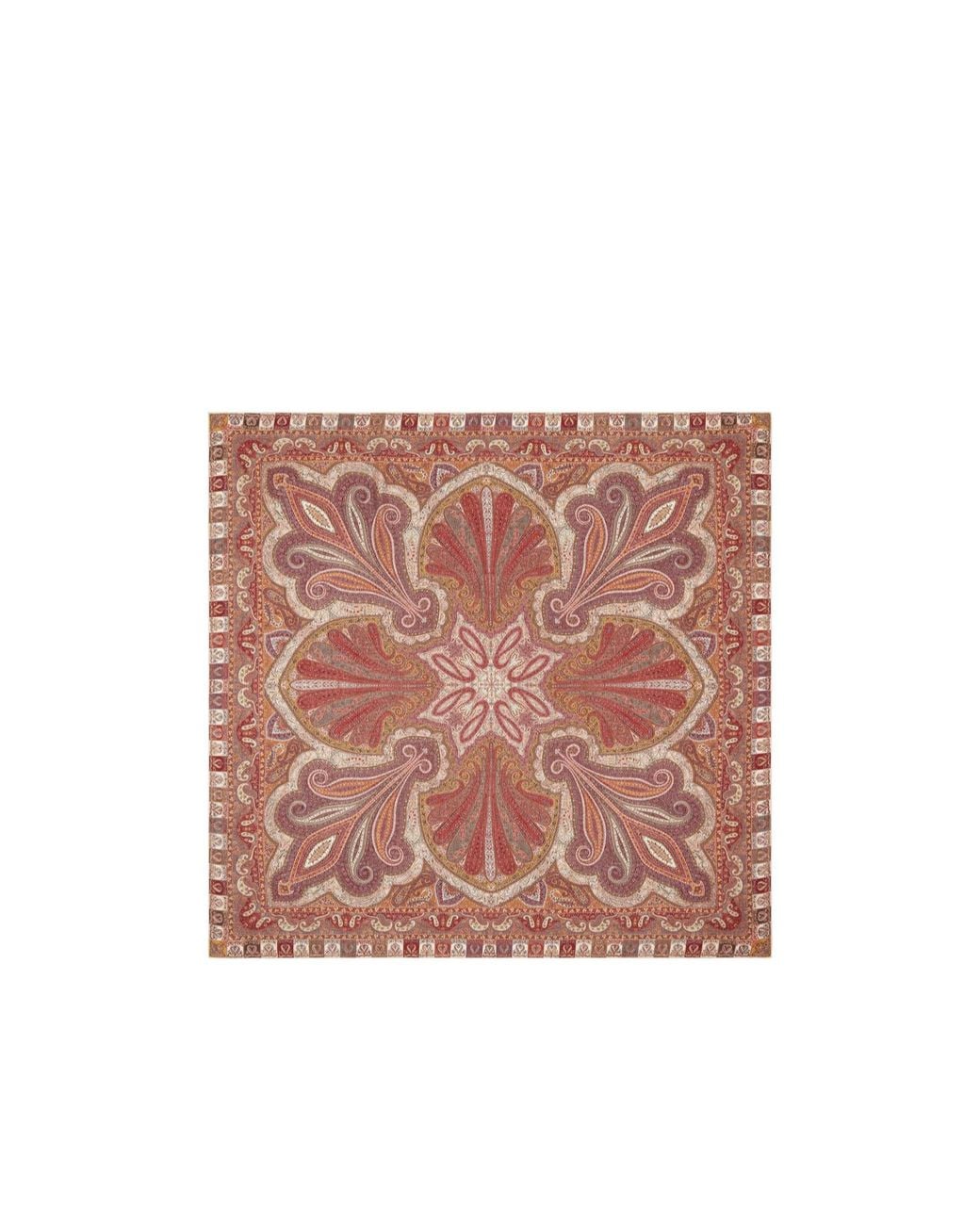 Loro Piana Pink Patterned Scarf