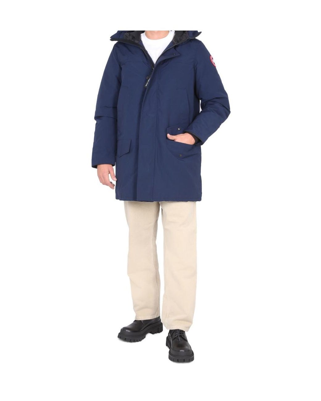 Canada Goose Blue Langford Hooded Parka for men