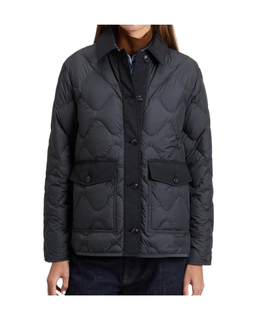 Woolrich Blue Heritage Quilted Down Jacket