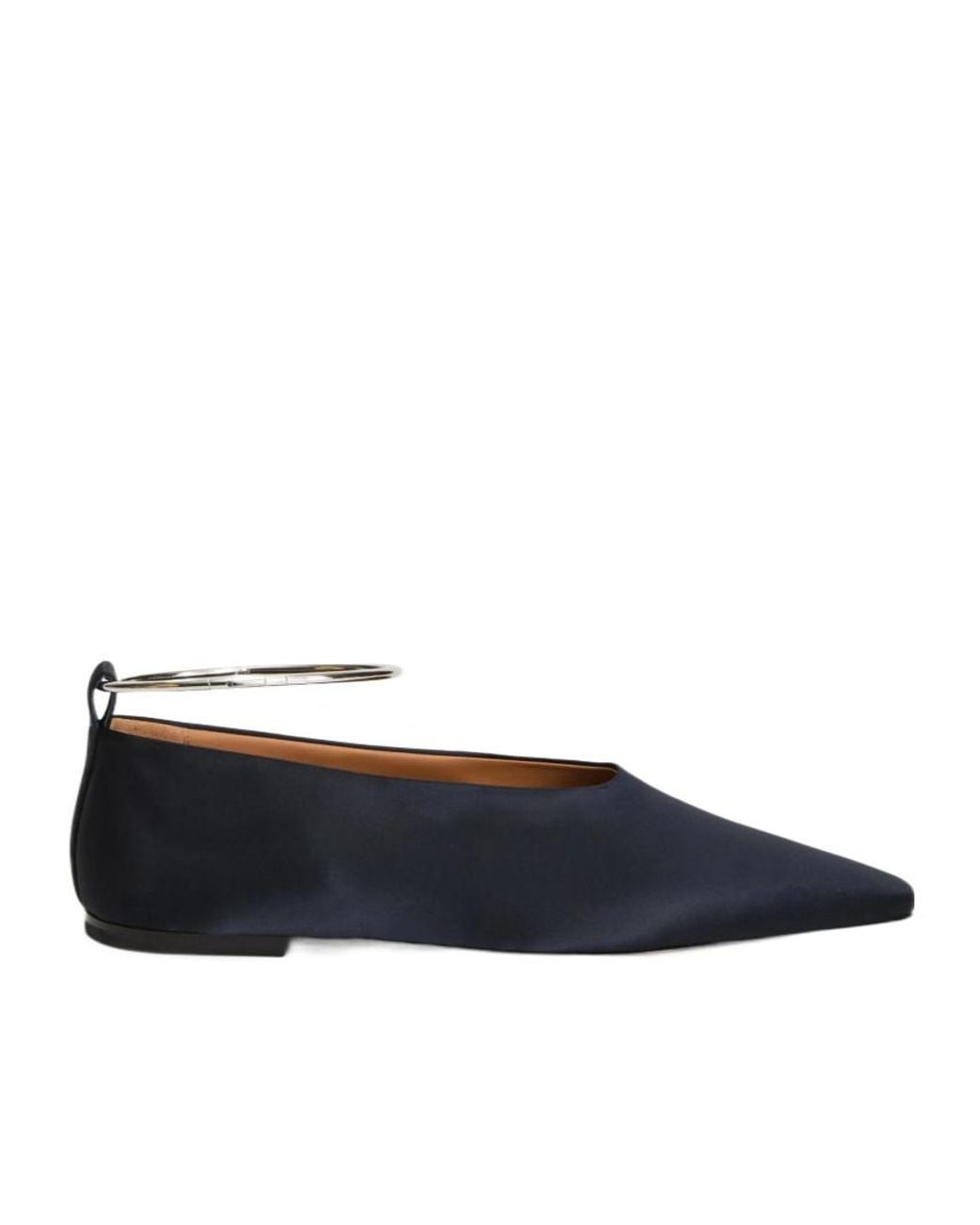 Jil Sander Blue Ring Ballerina