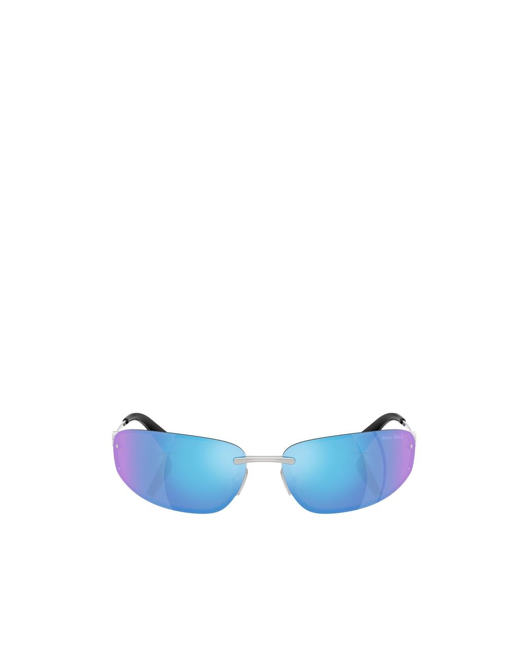 Miu Miu Pink Oval-Frame Sunglasses