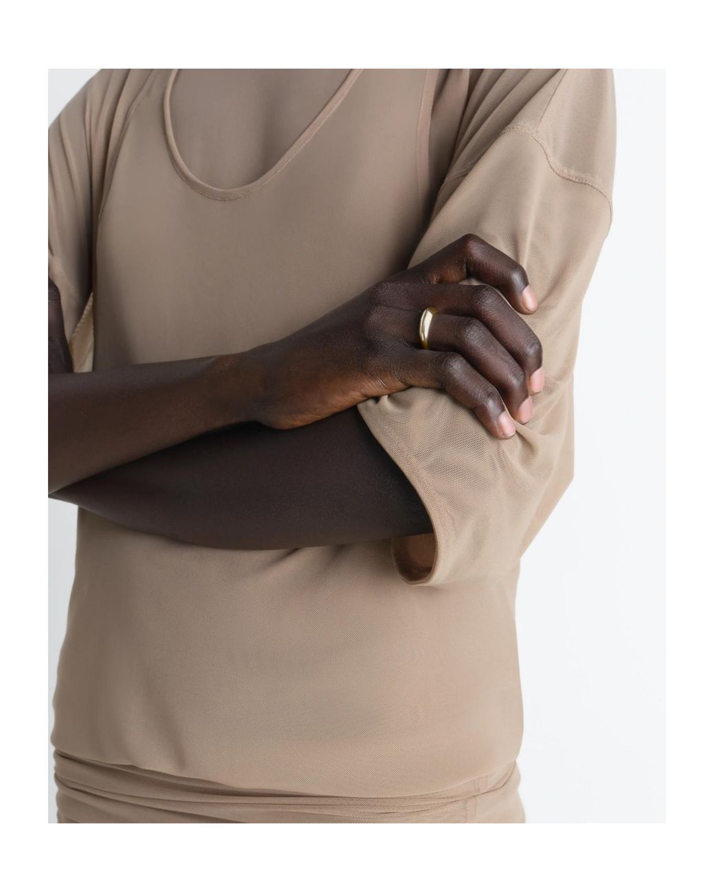 Lemaire White Drop Ring
