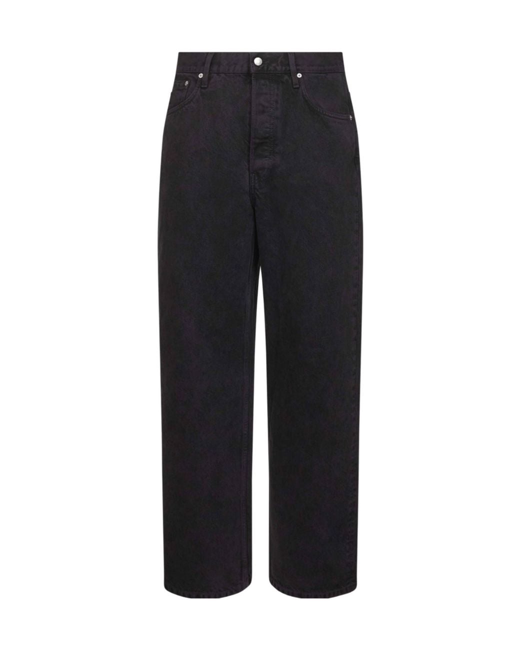 Dries Van Noten Black Belt Loop Jeans for men