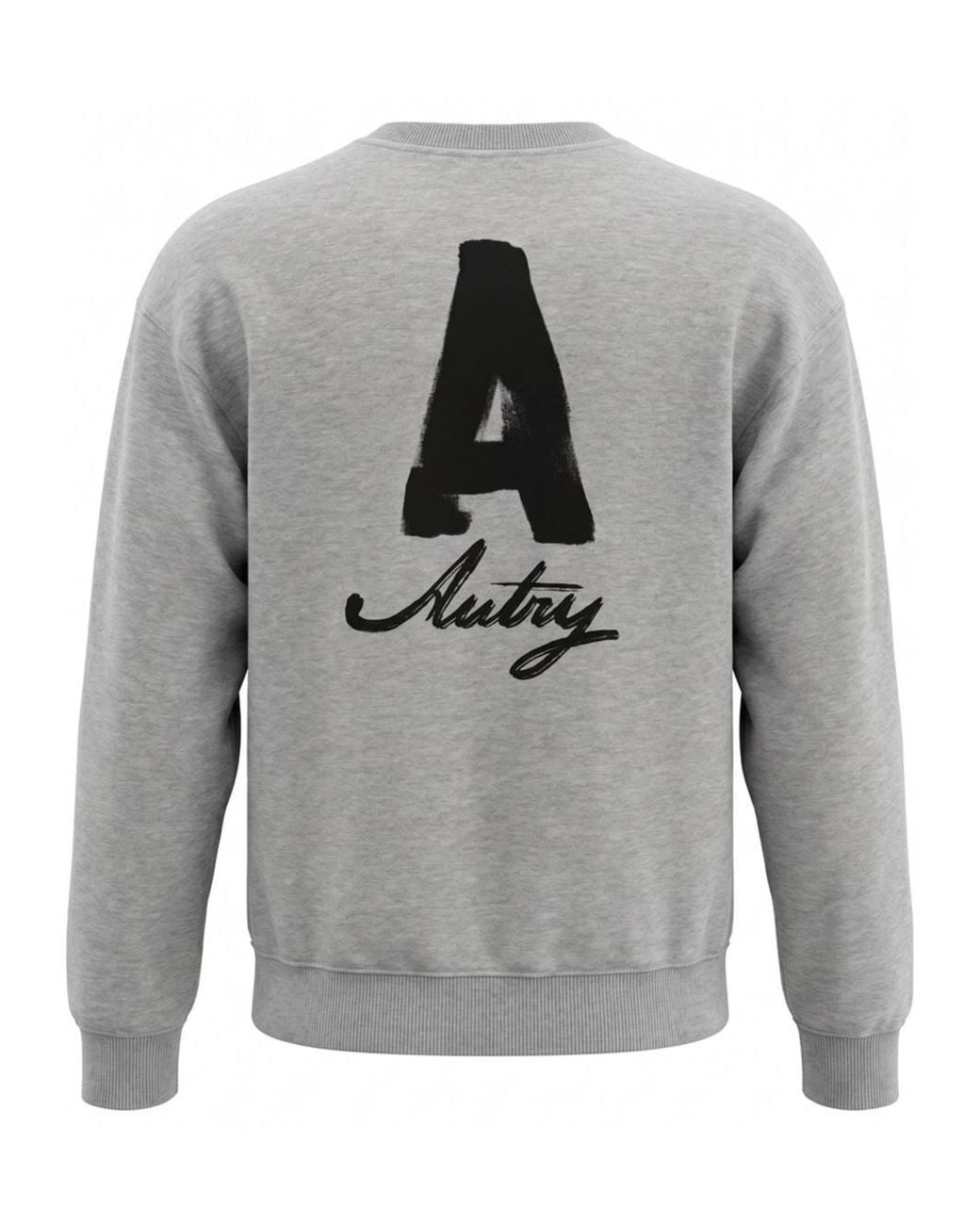 Autry Gray Washed Effect Heritage Sweatshirt for men