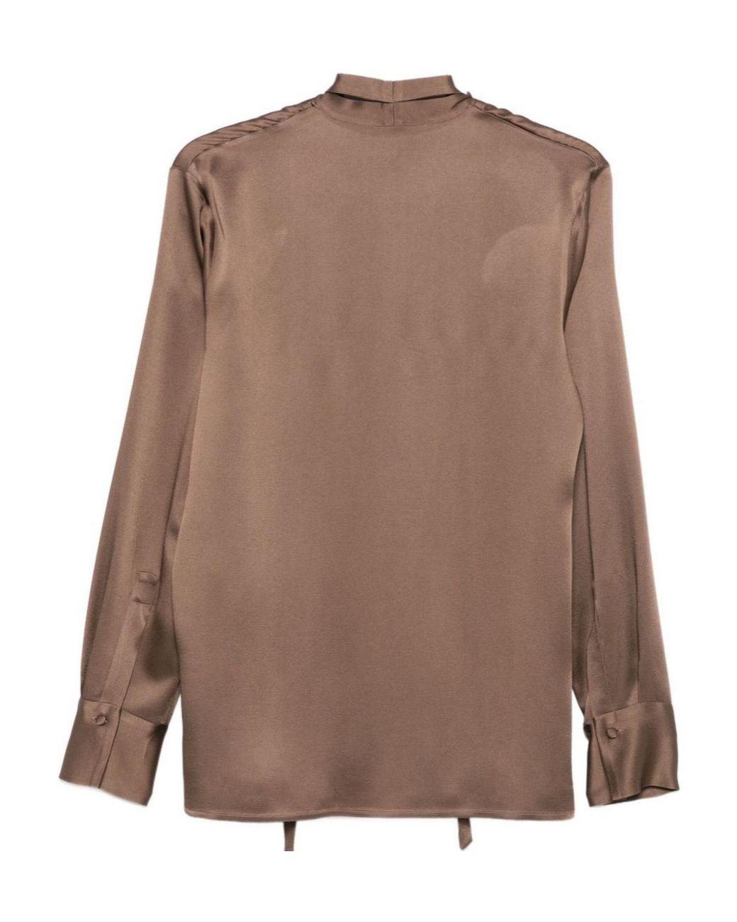 Antonelli Brown Long-Sleeved Blouse