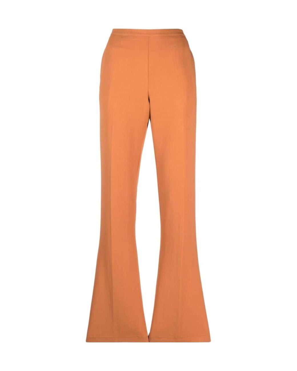 Forte_forte Orange Pressed-Crease Tailored Trousers
