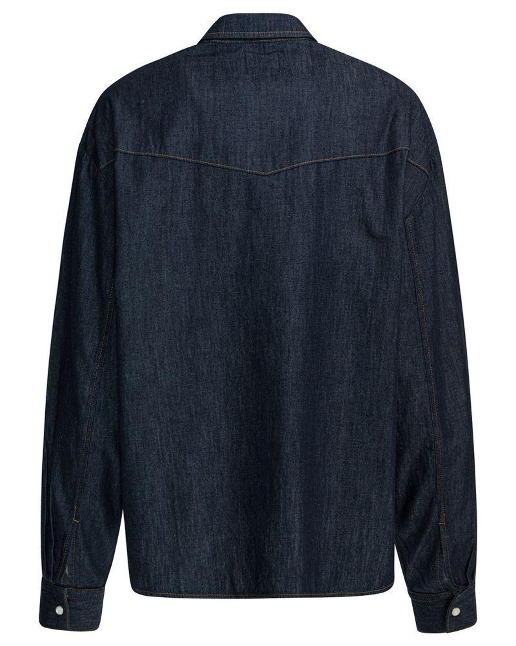 Khaite Blue Denim Shirt