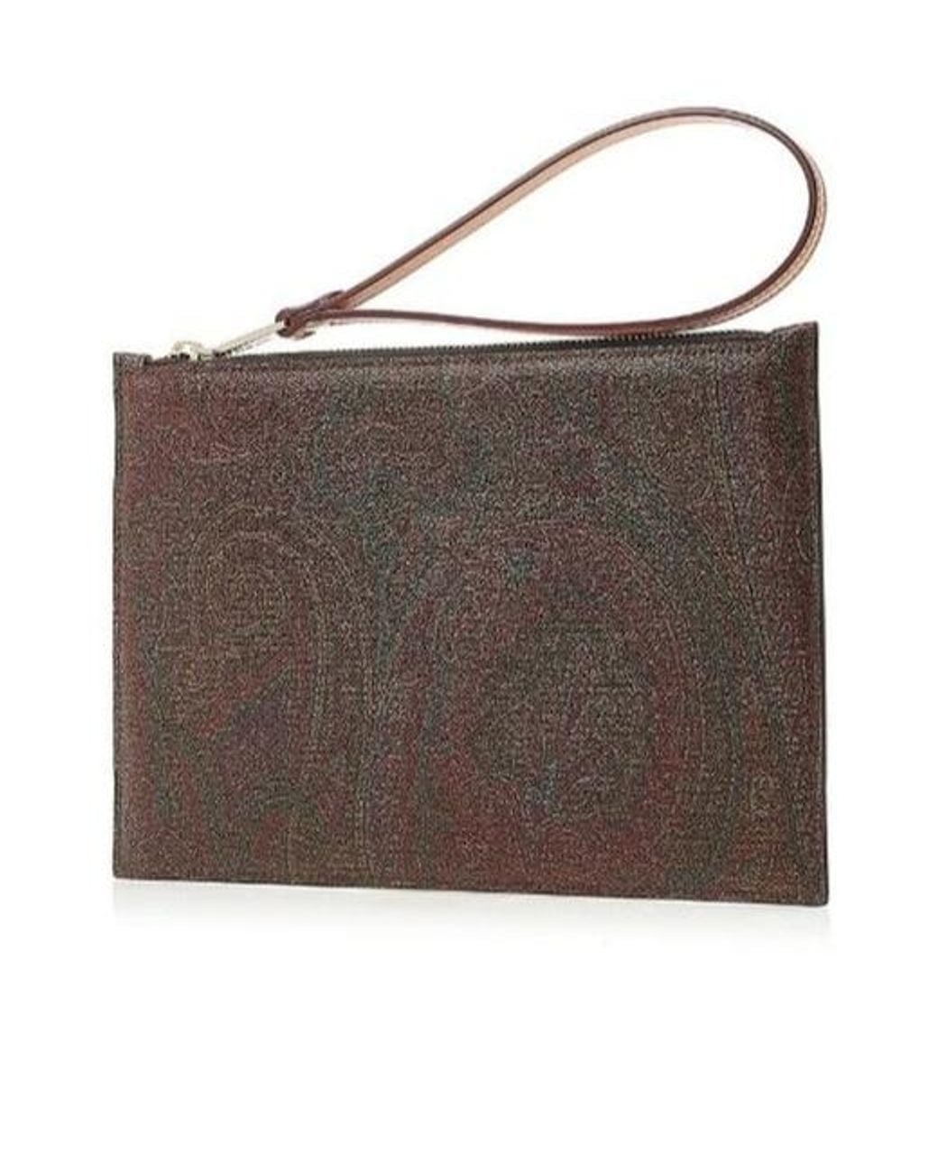 Etro Brown Pattern Handbag