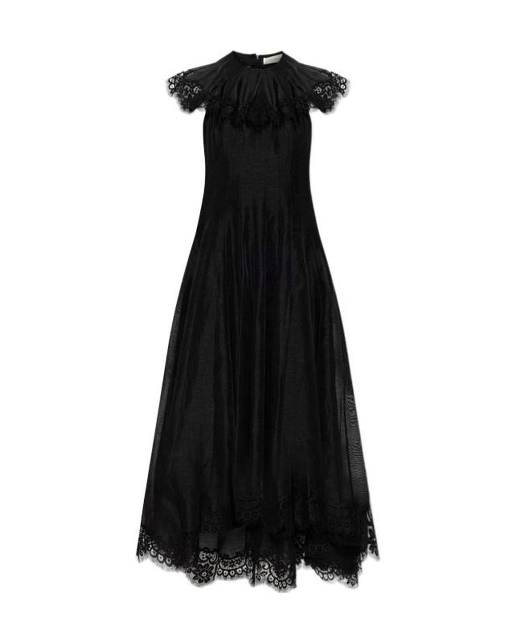Zimmermann Black Ascent Flutter Gown