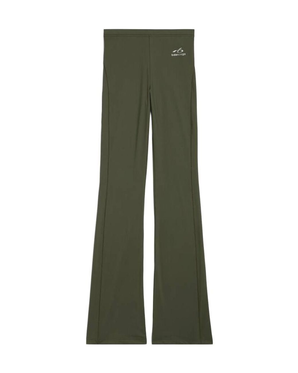Balenciaga Green Techwear Flared Leggings