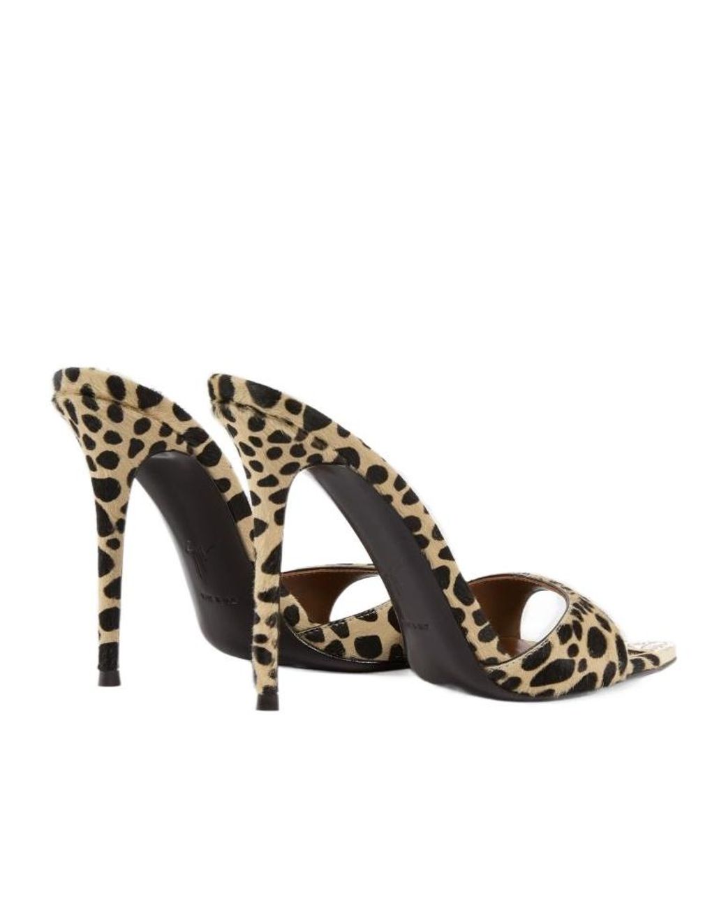 Giuseppe Zanotti Metallic Intriigo Savage Embellished Mules