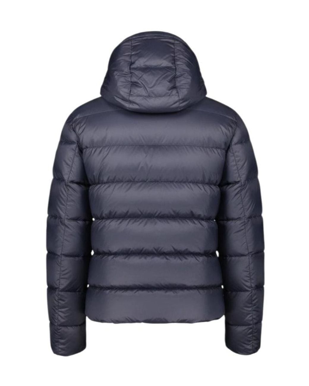 Fay Blue Hooded Double-Zip Down Jacket for men