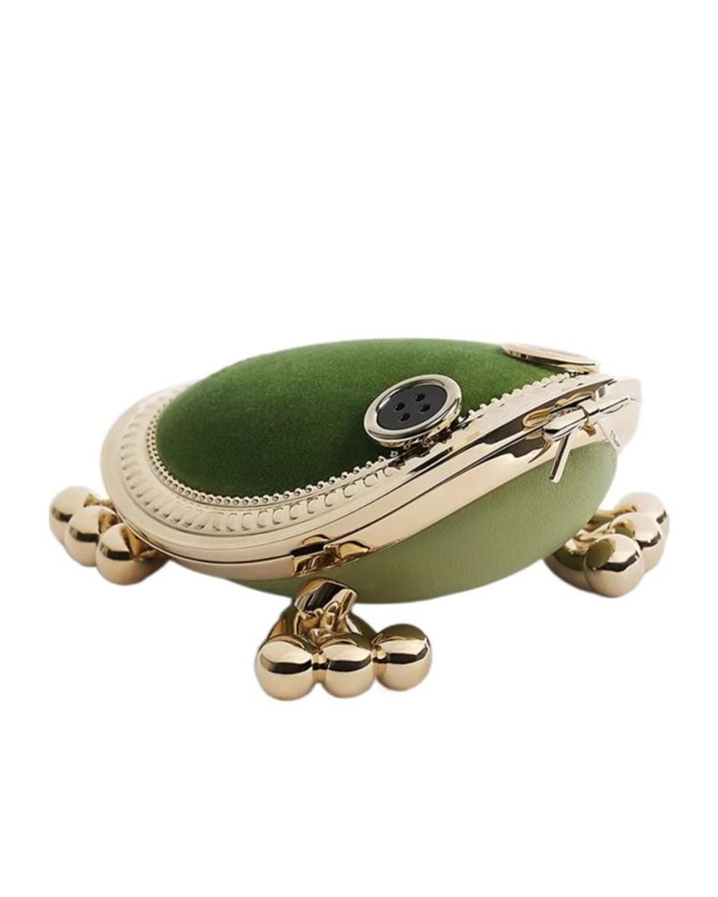 Dior Green Frog Minaudière Bag