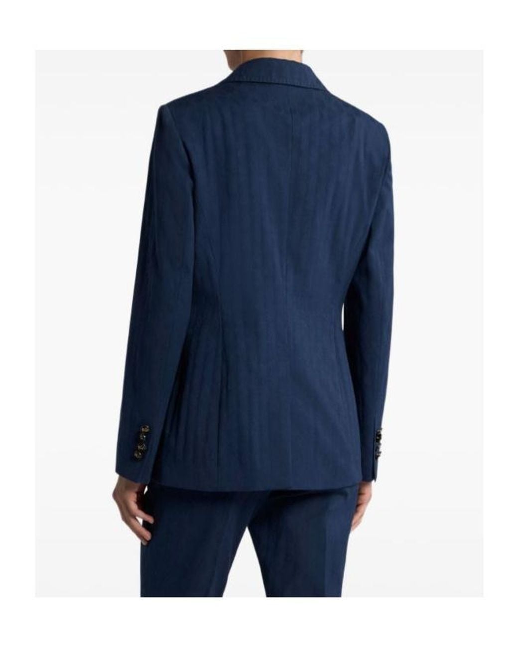 Etro Blue Paisley Jacquard Blazer