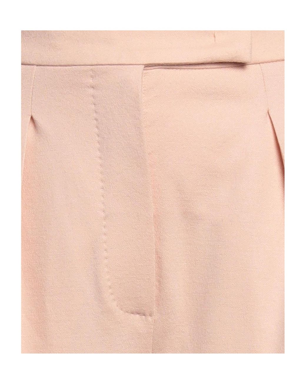 Max Mara Pink Wide-Leg Wool Pants