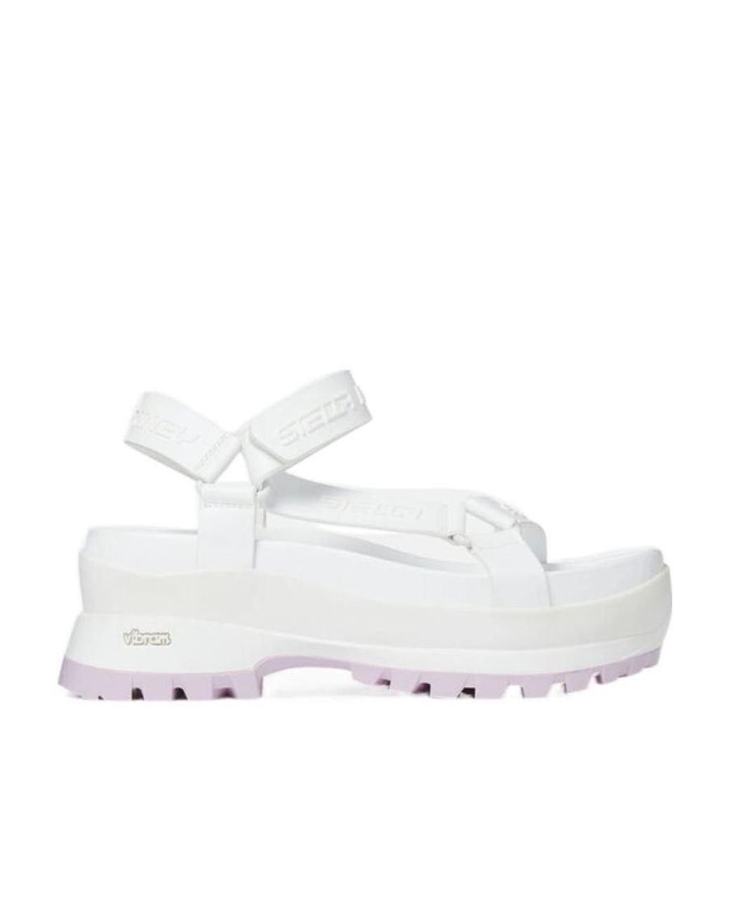 Stella McCartney White Trace Platform Strap Sandals