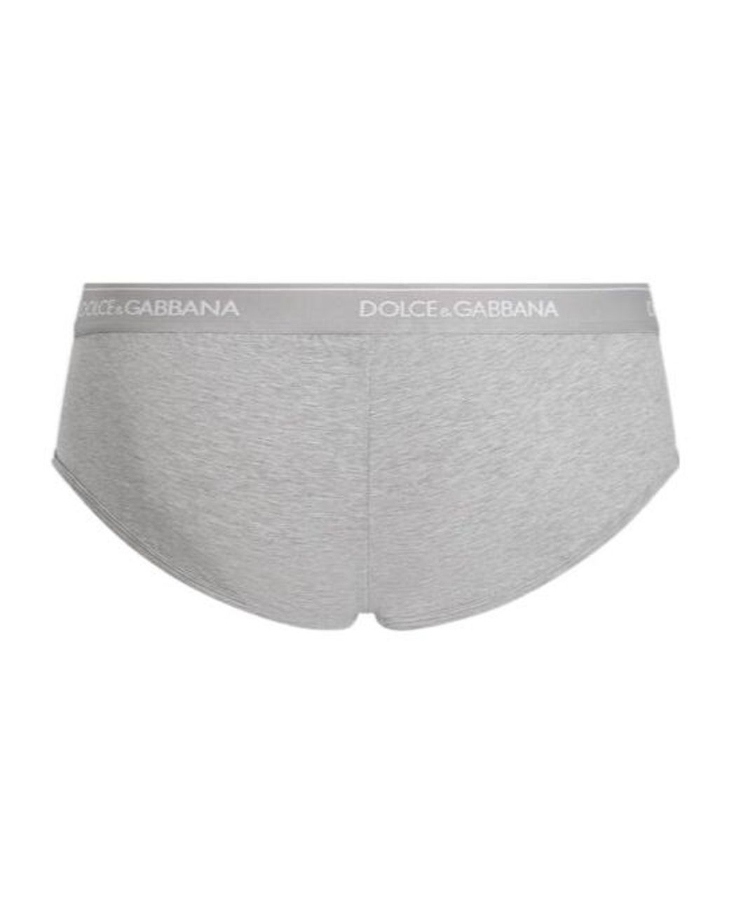 Dolce & Gabbana White Logo Waistband Set Of Three Briefs for men