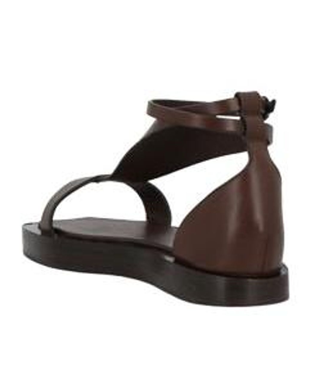 Max Mara Brown Plain Colour Sandals
