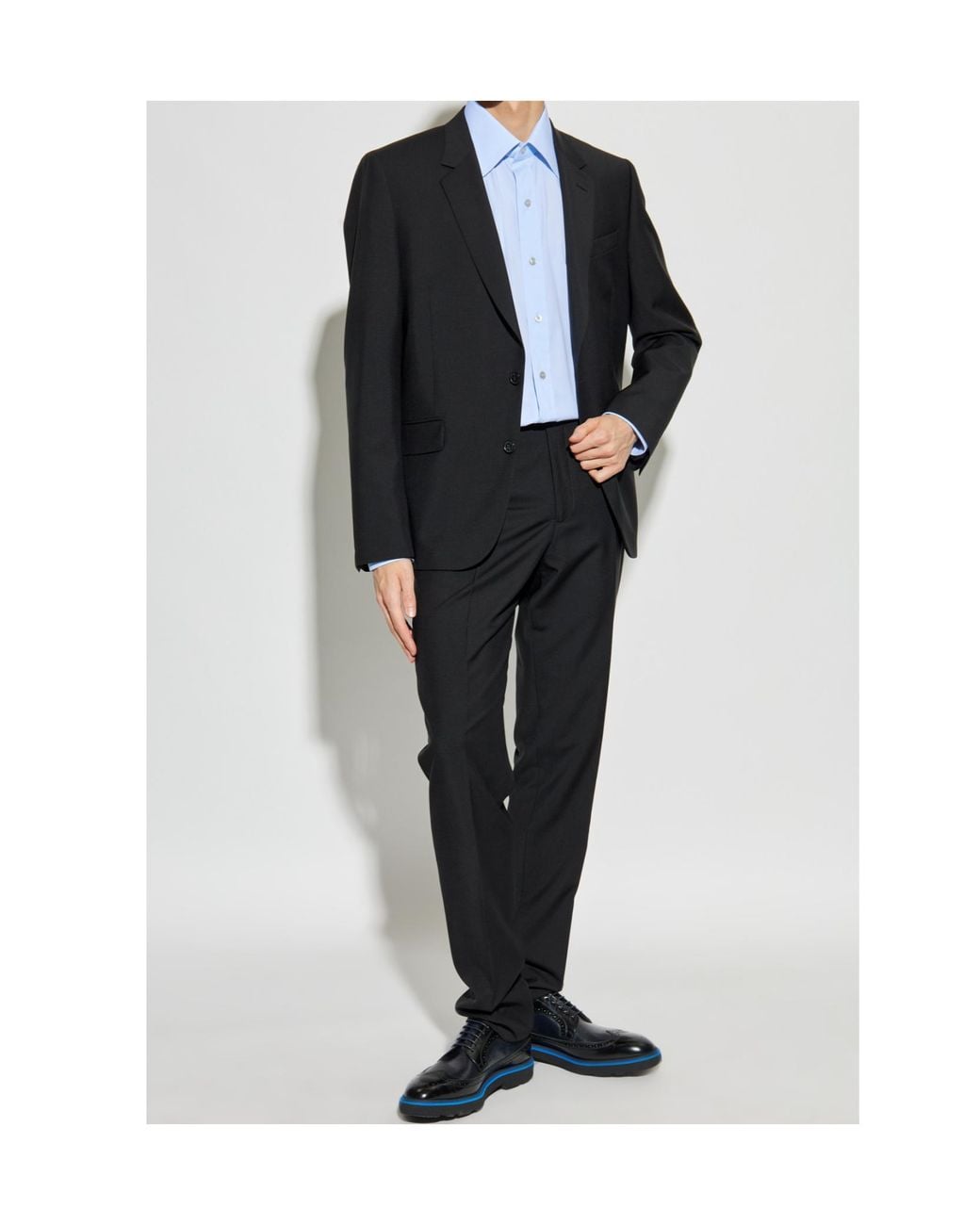Tom Ford Blue Poplin Slim Fit Shirt for men