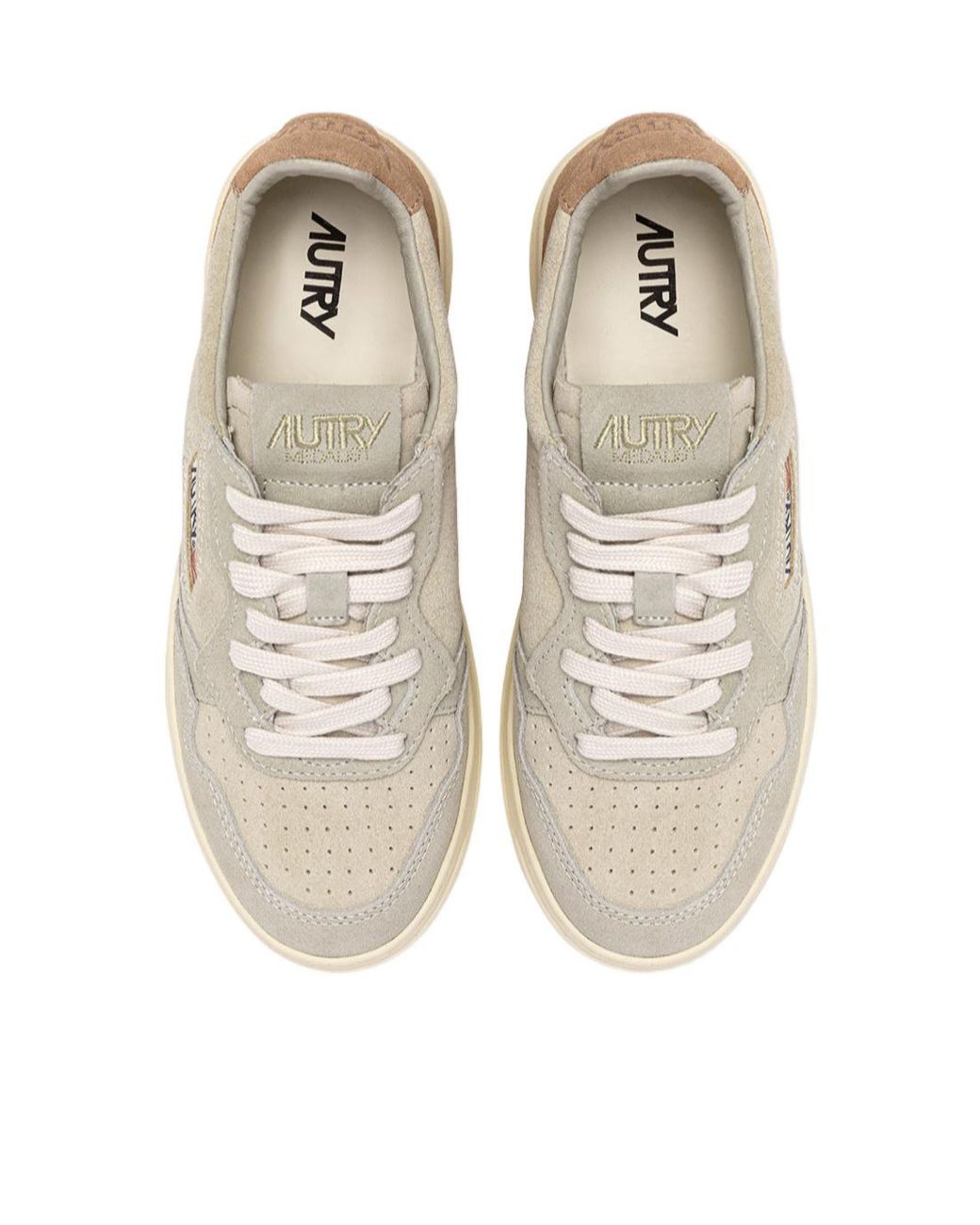 Autry Natural Medalist Low Perforated Low-Top Sneakers for men