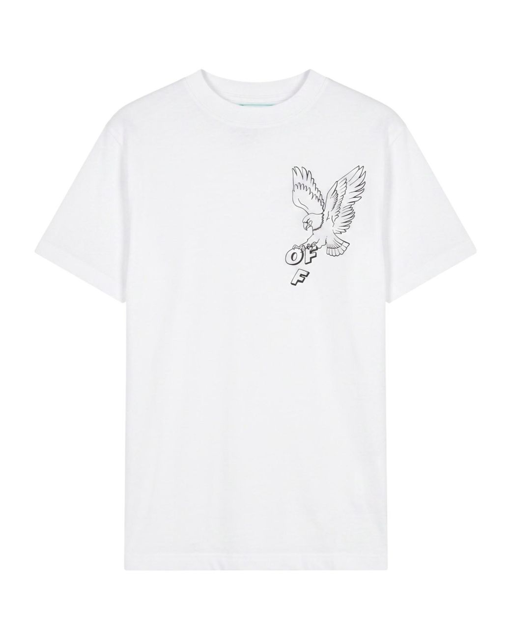 Off-White c/o Virgil Abloh White Graphic Arrow Print T-Shirt for men