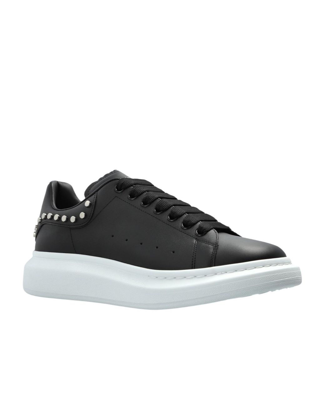 McQueen Black Sports Shoes With Studs for men