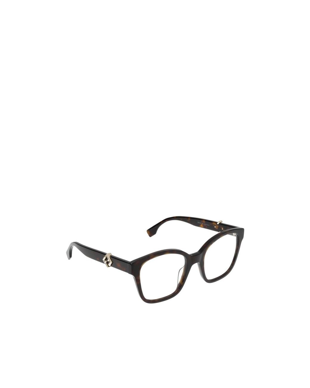 Fendi White Eyewear Square Frame Glasses