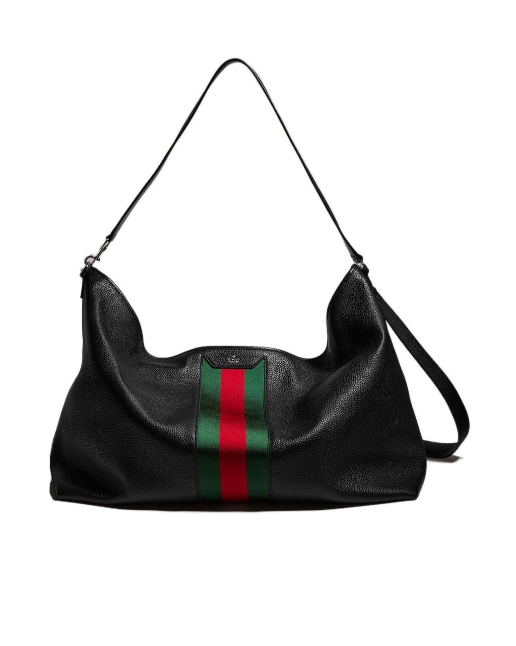Gucci Black Web Trademark Large Duffle Bag for men