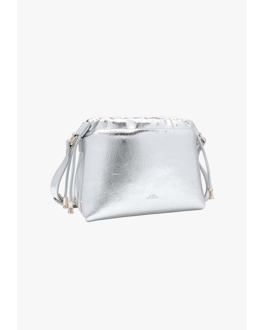 A.P.C. Gray Ninon Mini Shoulder Bag
