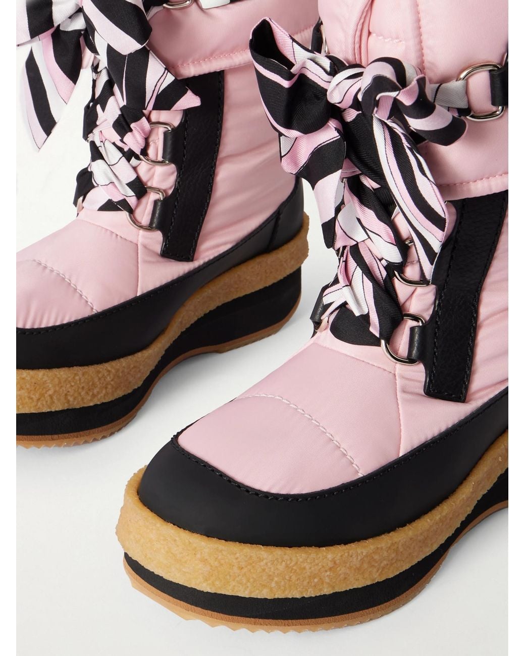 Emilio Pucci Pink Casual Snow Boots