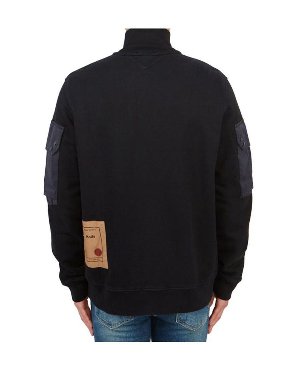 C P Company Black Long Sleeve Casual Jacket for men
