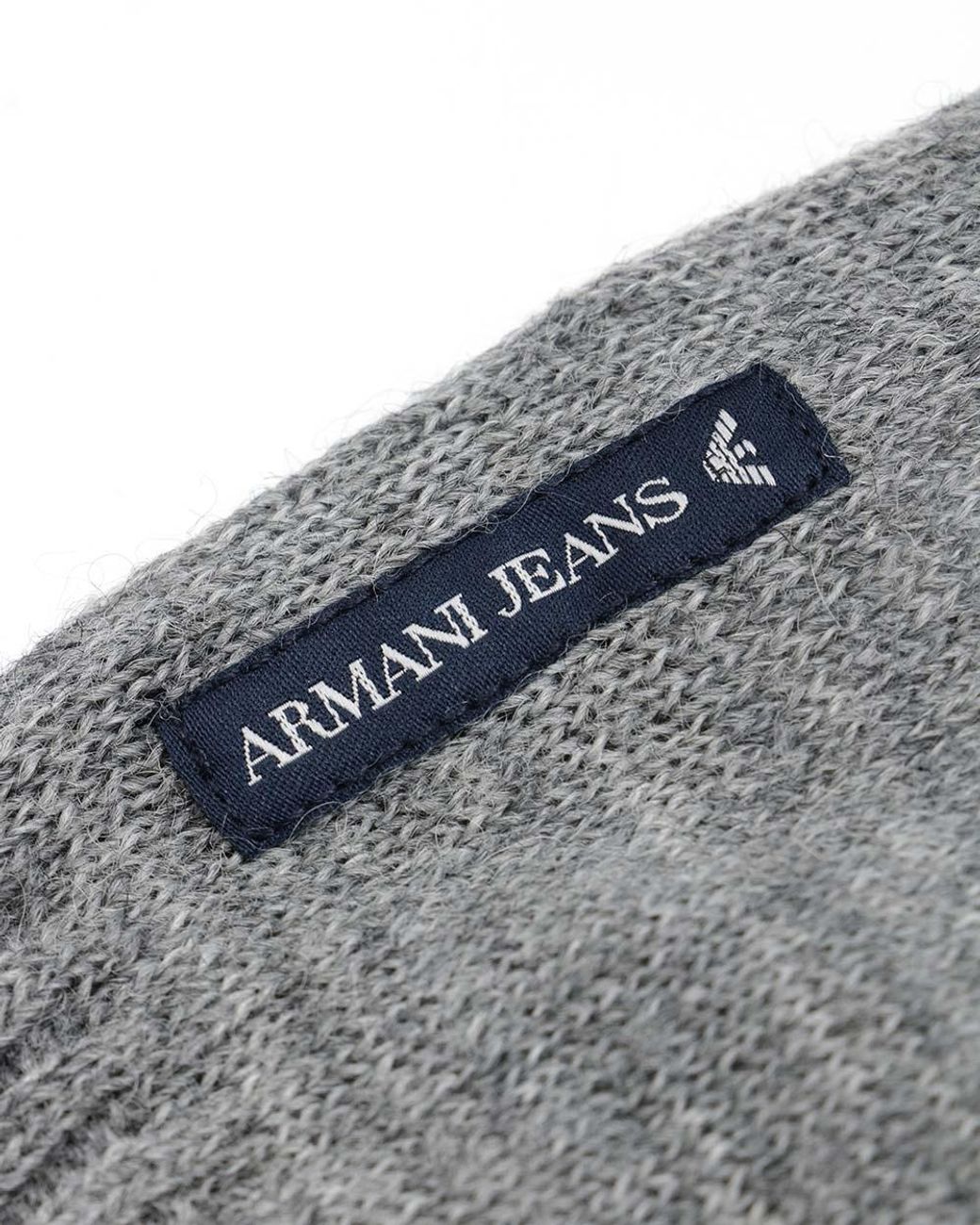Armani Jeans Gray Round Neckline And Pullover for men